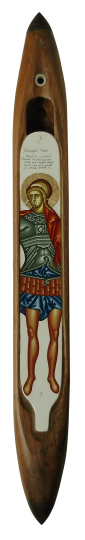Arhanghelul Mihail – tempera lemn fier – 40, 5 cm