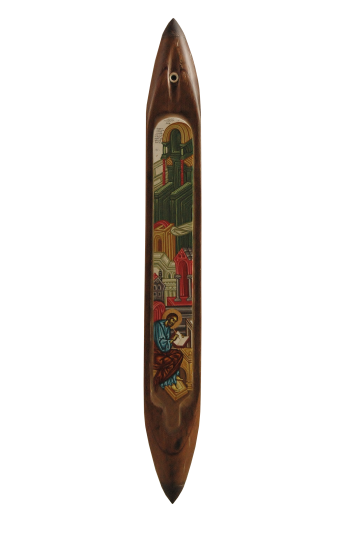Evanghelistu Luca – tempera lemn fier – 40, 5 cm