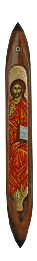 Fecioara in Gradina – tempera lemn fier – 40, 5 cm (8)